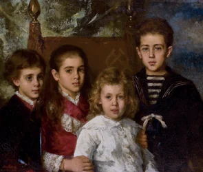Portrait of the Children of Paul Pavlovich Demidoff